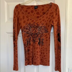 Sledge Women's Brown Long Sleeve Top